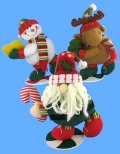 Luxusní Vánoční Figurky na Podstavci (4 ks)