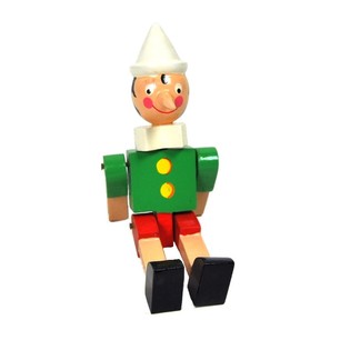 DŘEVĚN&Aacute; LOUTKA PINOCCHIO 14 CM (6 ks)