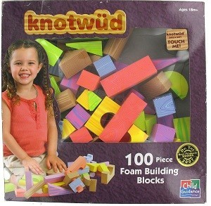 KNOTWUD 100 Pěnov&yacute;ch Stavebn&iacute;ch Bloků (4 ks.)