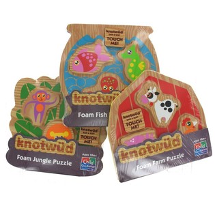 Pěnov&eacute; puzzle se zv&iacute;ř&aacute;tky pro batolata (8 ks)