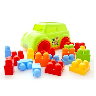 AUTO S VELK&Yacute;MI STAVEBN&Iacute;MI KOSTKAMI (2 ks)