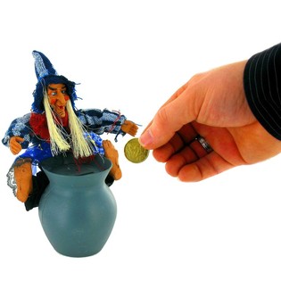 Pokladnička Ježibaba (6 ks)