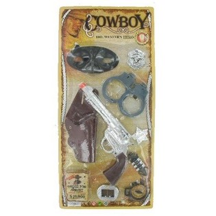 Velk&aacute; Kovbojsk&aacute; Sada na Kartě (6 ks)