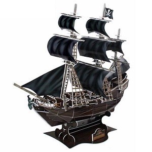 3D puzzle - Pir&aacute;tsk&aacute; loď Queen Anne's Revenge