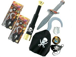 Pir&aacute;tsk&aacute; Sada na Kartě - Model 1 (6 ks)