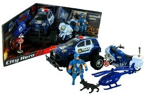 Policejn&iacute; Hern&iacute; Set (2 ks) | Velkoobchod Hračky