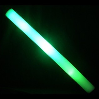 LED Pěnov&aacute; Sv&iacute;t&iacute;c&iacute; Tyč - Zelen&aacute; - 45 cm (17 ks)