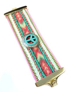 Luxusn&iacute; &Scaron;irok&yacute; N&aacute;ramek Mentolov&yacute; Ibiza Peace (1 ks)