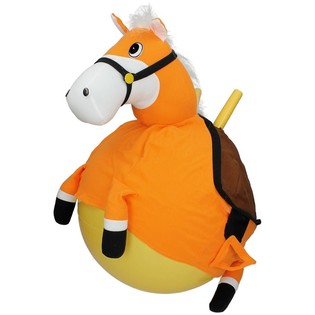 Sk&aacute;kac&iacute; M&iacute;č Kon&iacute;k Jolly Jumper - Oranžov&yacute; (45 cm)