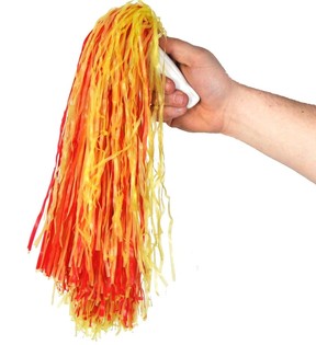 Pompon pro roztlesk&aacute;vačky na kartě (12 ks)
