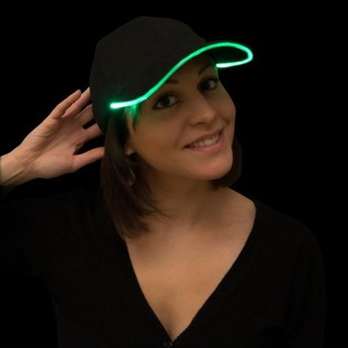 SV&Iacute;T&Iacute;C&Iacute; LED K&Scaron;ILTOVKA / PARTY CAPS - BARVA: ZELEN&Aacute; (12 KS)