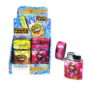 ED HARDY BOUŘKOV&Yacute; ZAPALOVAČ DVOJIT&Yacute; PLAMEN (8 ks)