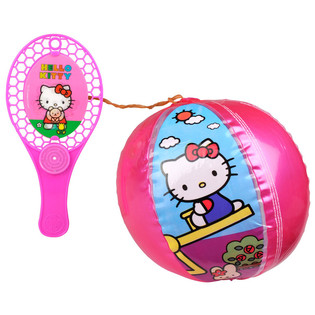 P&aacute;lka s nafukovac&iacute;m m&iacute;čkem na gumičce Hello Kitty (12 ks)