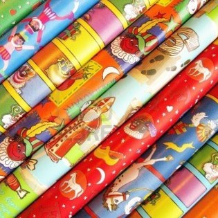Role Balic&iacute;ho Pap&iacute;ru Svat&yacute; Mikul&aacute;&scaron; Sinterklaas 250 x 50 cm (5 ks)