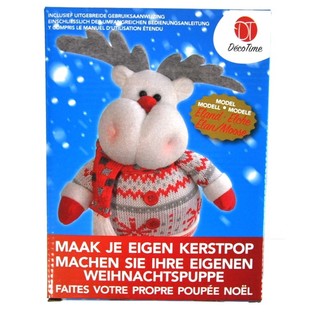 VYROB SI VLASTNÍ PLYŠOVOU VÁNOČNÍ PANENKU (6 ks)
