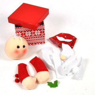 VYROB SI VLASTNÍ VÁNOČNÍ KRABIČKU - MODEL: SANTA CLAUS