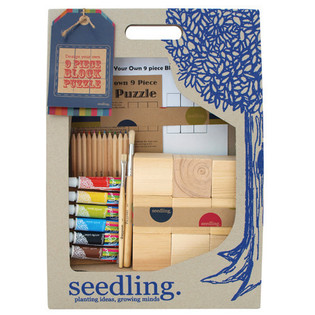 Sada Seedling - Navrhni si vlastn&iacute; dřevěn&eacute; skl&aacute;dac&iacute; puzzle z 9 d&iacute;lků