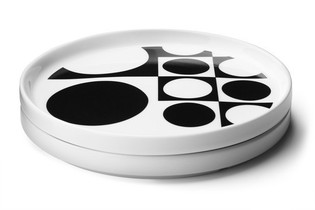 MENU - VERNER PANTON - Sada 2 Dezertn&iacute;ch / Př&iacute;lohov&yacute;ch Tal&iacute;řů, 17.5 cm (1 sada)
