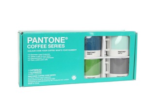 PANTONE - SET 4 &Scaron;&Aacute;LKŮ NA ESPRESSO S POD&Scaron;&Aacute;LKY