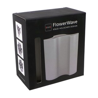D-ZN - V&aacute;za na květiny FLOWERWAVE - B&iacute;l&aacute; (1 ks)