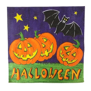 20d&iacute;ln&aacute; Sada Ubrousků - Model: Halloween (6 sad)