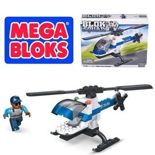 MEGA BLOKS - 2413 POLICE FORCE CHOPPER Policejn&iacute; helikopt&eacute;ra (2 ks)