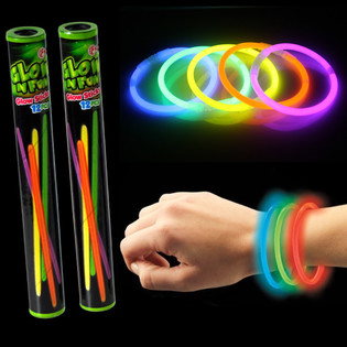 Sv&iacute;t&iacute;c&iacute; tyčinky Glow Sticks 12 ks v tubusu (22 tubusů)