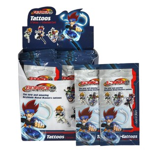 Tetov&aacute;n&iacute; BEYBLADE Tetovačky v Displayi (100 ks)