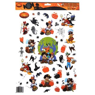 Disney Halloween Samolepky na Okno (12 ks)