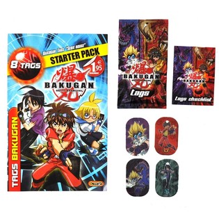 BAKUGAN - Startovac&iacute; bal&iacute;ček 8 tagů (100 ks)