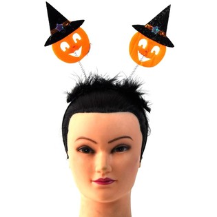 Halloweensk&aacute; Čelenka s D&yacute;němi (6 ks)