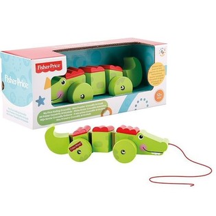 Fisher-Price Můj Prvn&iacute; Pohybliv&yacute; Dřevěn&yacute; Krokod&yacute;l (2 ks)