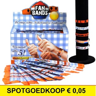 ***SUPER LEVN&Eacute;*** FAN BANDS / NIZOZEMSK&Eacute; N&Aacute;RAMKY V DISPLAYI (160 ks)