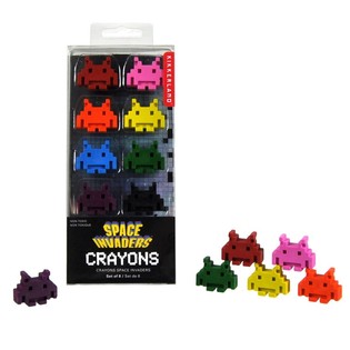 8 KUSŮ VOSKOVKY SPACE INVADERS V KRABIČCE (12 ks)