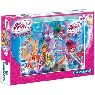 Clementoni Winx Club My Fairy Friend Puzzle 100 D&iacute;lků (6 ks)