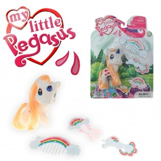 Jednorožec MY LITTLE PEGASUS na kartě (24 ks)