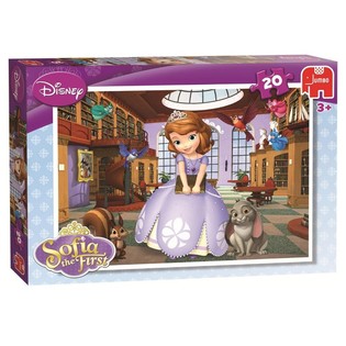 JUMBO DISNEY PUZZLE SOFIE PRVN&Iacute; V KNIHOVNĚ 20 D&Iacute;LKŮ (5ks)
