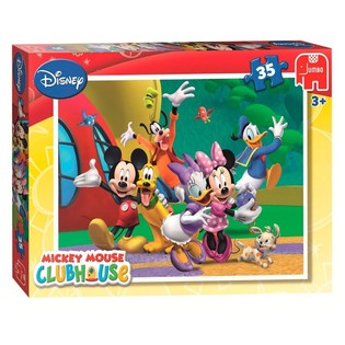 Jumbo Disney Puzzle Mickey Mouse Clubhouse Skupinov&eacute; Foto 35 D&iacute;lků (5 ks)