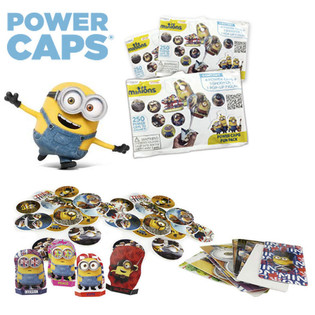 VYSTŘELOVAČE DISKŮ MINIONS POWER CAPS FUN PACK (100 ks)
