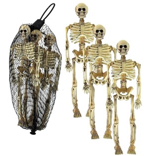 3 Kostlivci v S&iacute;ťce, 15 cm (Sada 3 ks)