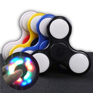LED FIDGET SPINNERY S OSVĚTLEN&Iacute;M ***HIT 2017*** (17 světel)