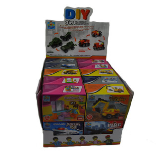 STAVEBNÍ KOSTKY BRICKS - MIX SÉRIE V DISPLAYI (20 ks)