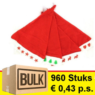 *** VELKOOBCHODN&Iacute; NAB&Iacute;DKA *** SV&Iacute;T&Iacute;C&Iacute; V&Aacute;NOČN&Iacute; ČEPICE MIX (960 ks)