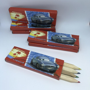 Pastelky Disney Cars - Sada 4 ks v Krabičce (48 ks)
