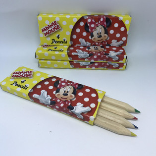 Disney - Minnie Mouse Mal% Pastelky 4 ks v Krabi%ce (48 ks)