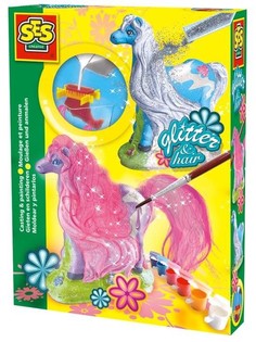 SES Odl&eacute;v&aacute;n&iacute; a malov&aacute;n&iacute; - Kůň s hř&iacute;vou (1 ks)