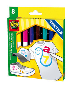 SES Maxi Popisovače na Textil (8 ks)