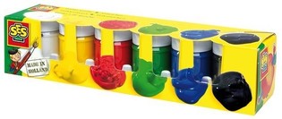 Plak&aacute;tov&eacute; barvy SES Basic, 6x50ml (6 barev) (1ks)