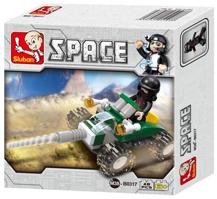 Sluban Space Vehicle M38-B0317 Vesm&iacute;rn&eacute; Vozidlo Stavebnice (1 ks)