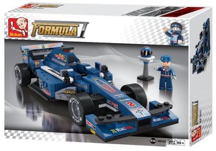 Sluban Z&aacute;vodn&iacute; Auto F1 Modr&eacute; M38-B0353 (1 ks)